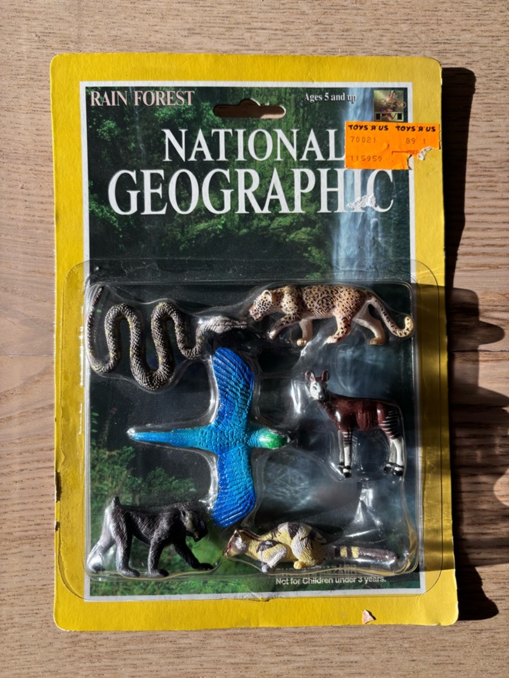 Vintage Rare National Geographic X Toys R Us Lot 6 Rain forest Animal Figures